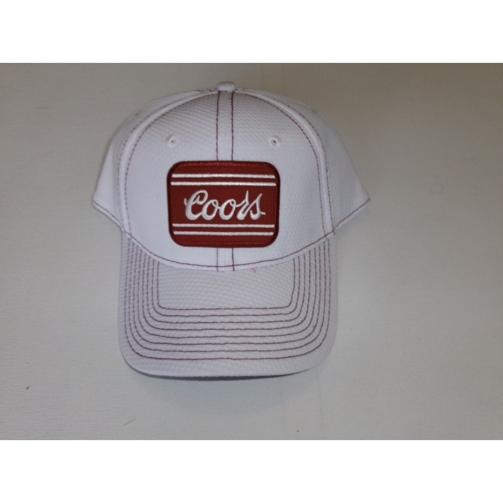 COORS BEER FITTED L/XL  BEACH GOLF Y2K 00S   HAT CAP VINTAGE J1